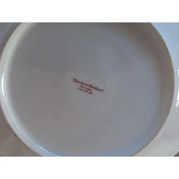 Vintage Theodore Haviland Limoges France Belfort Salad Dessert Bread Plate 3 Pcs - Picture 9 of 14